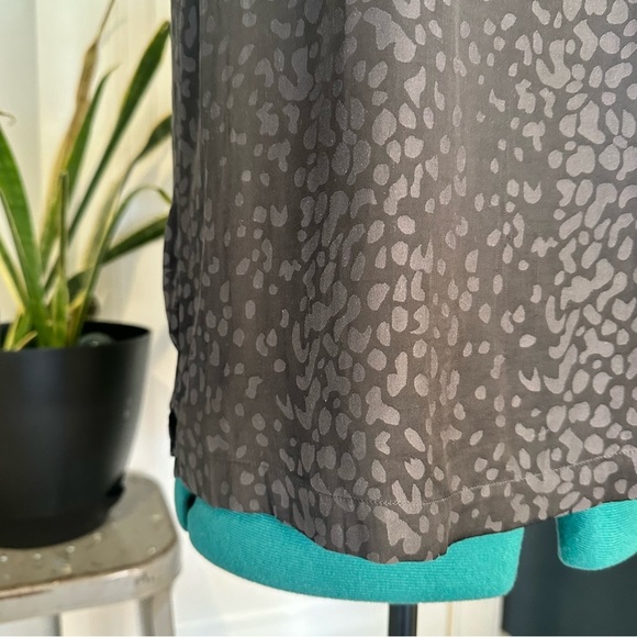 Black Leopard Print Top A New Day small - Picture 2 of 11